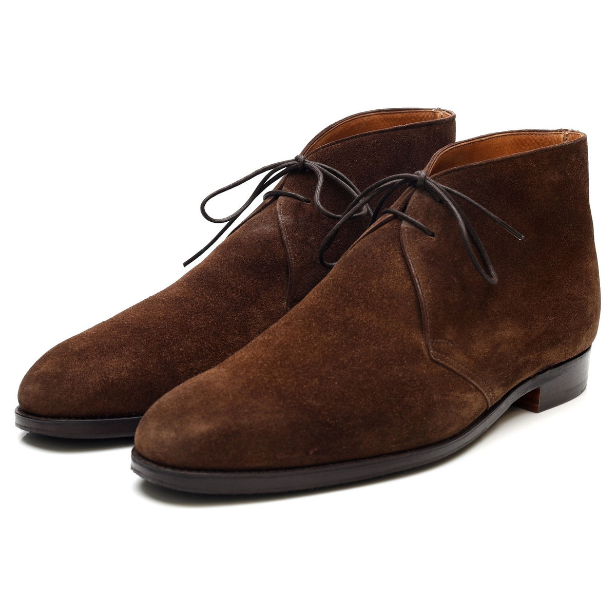 Evesham' Brown Suede Chukka Boots UK 9.5 E - Abbot's Shoes