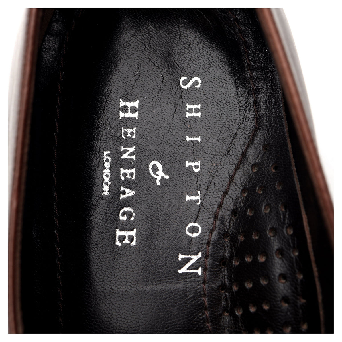 &#39;Seville&#39; Brown Leather Loafers UK 6.5