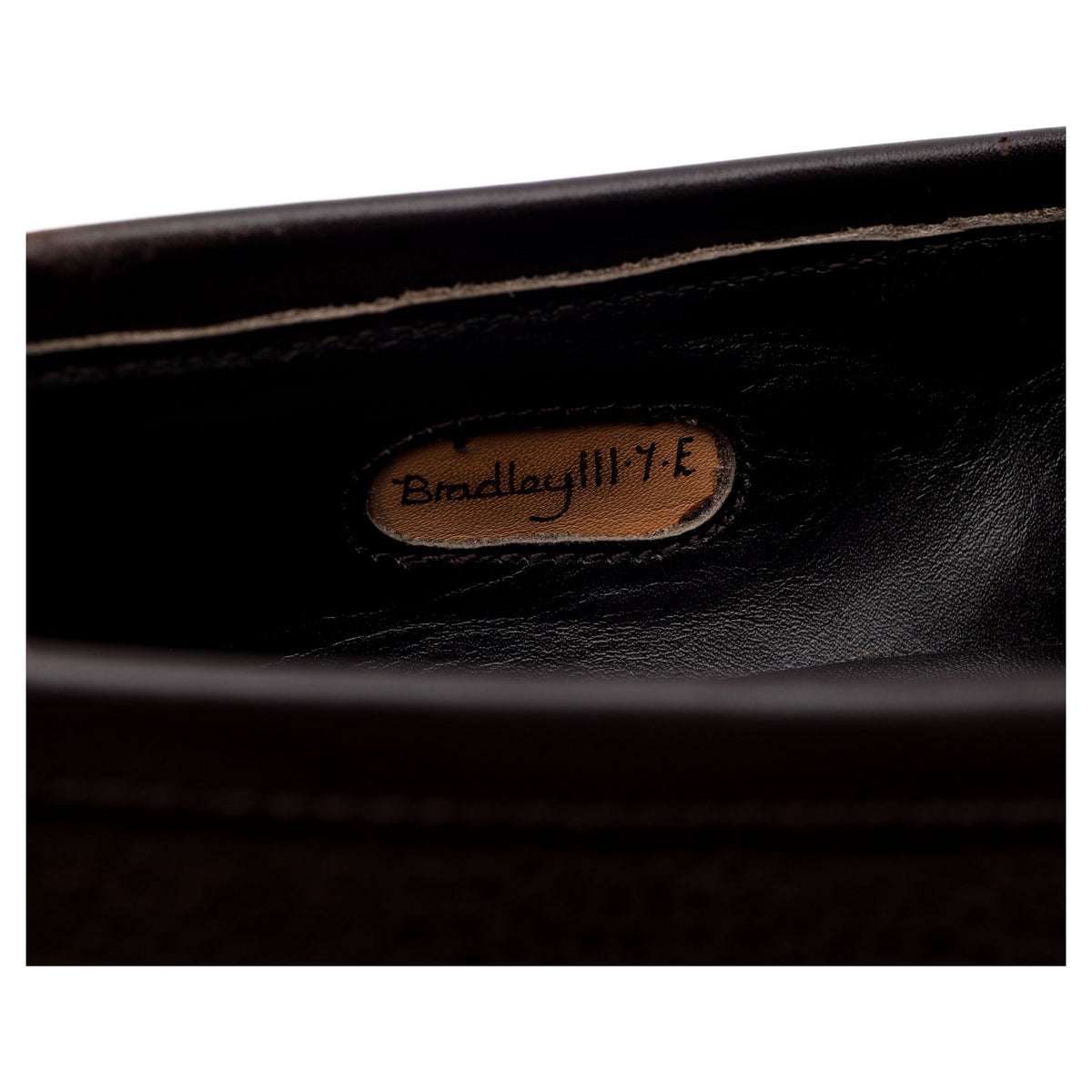 &#39;Bradley 2&#39; Dark Brown Grain Suede Loafer UK 7 E