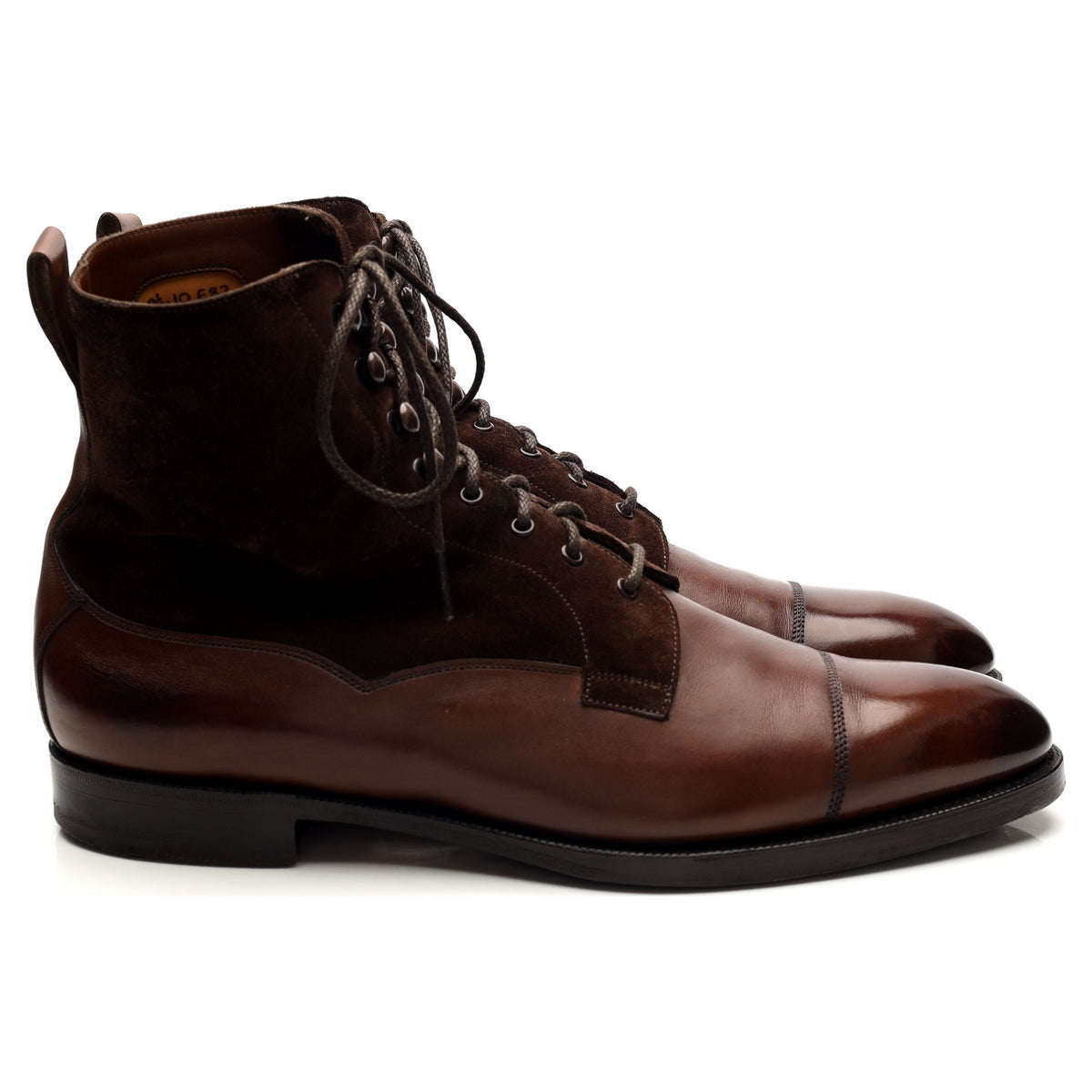 &#39;Galway&#39; Brown Leather Boots UK 9.5 E