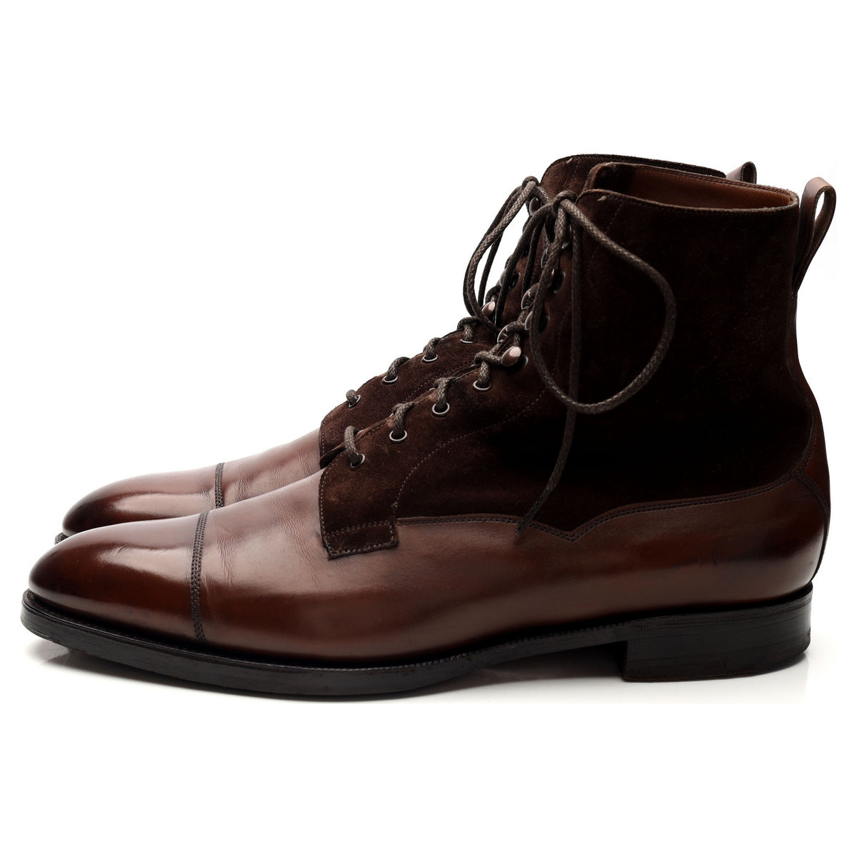 &#39;Galway&#39; Brown Leather Boots UK 9.5 E