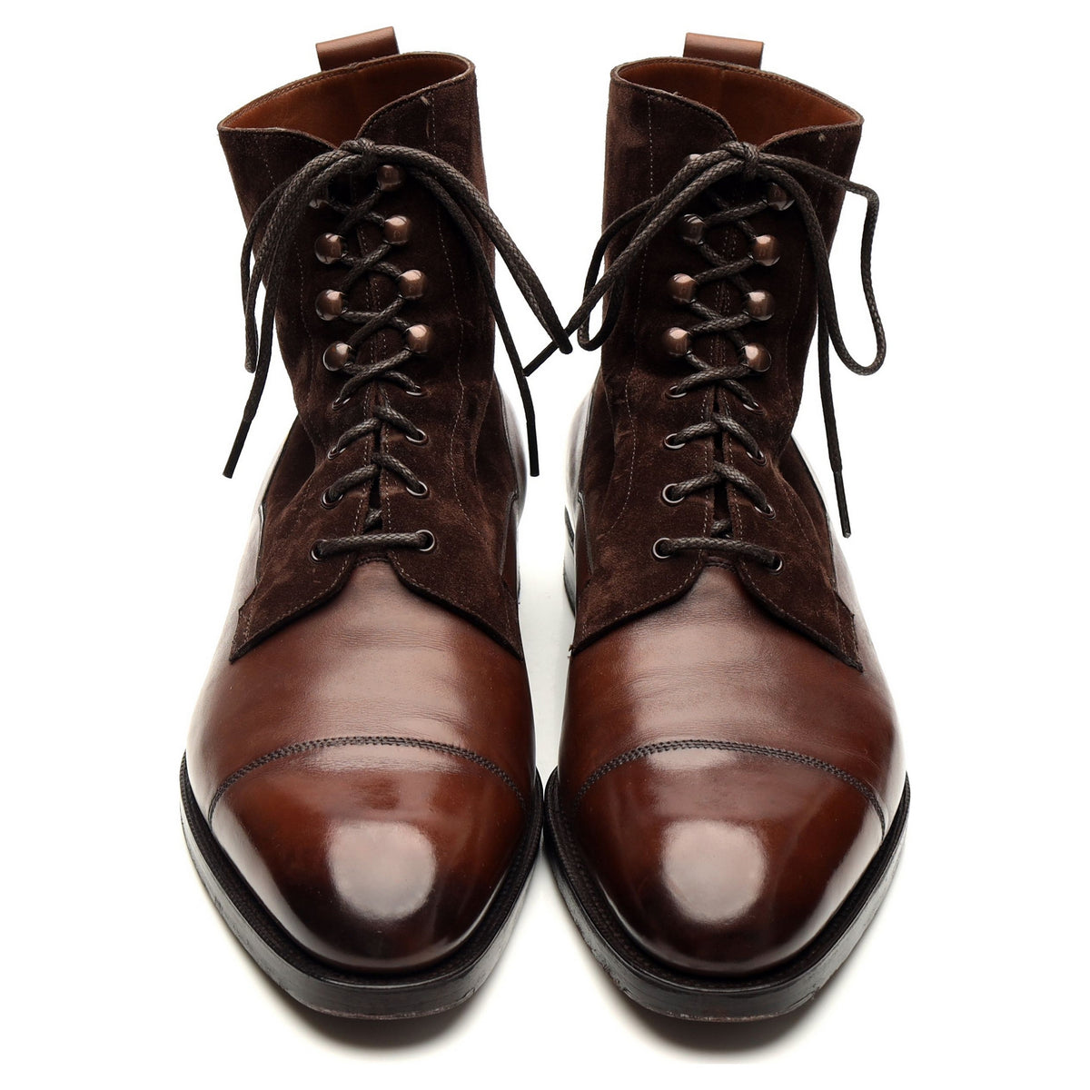 &#39;Galway&#39; Brown Leather Boots UK 9.5 E