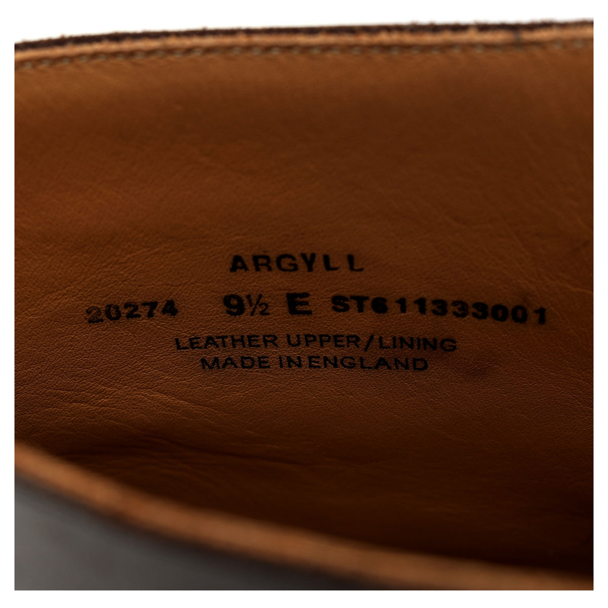 &#39;Argyll&#39; Dark Brown Leather Boots UK 9.5 E