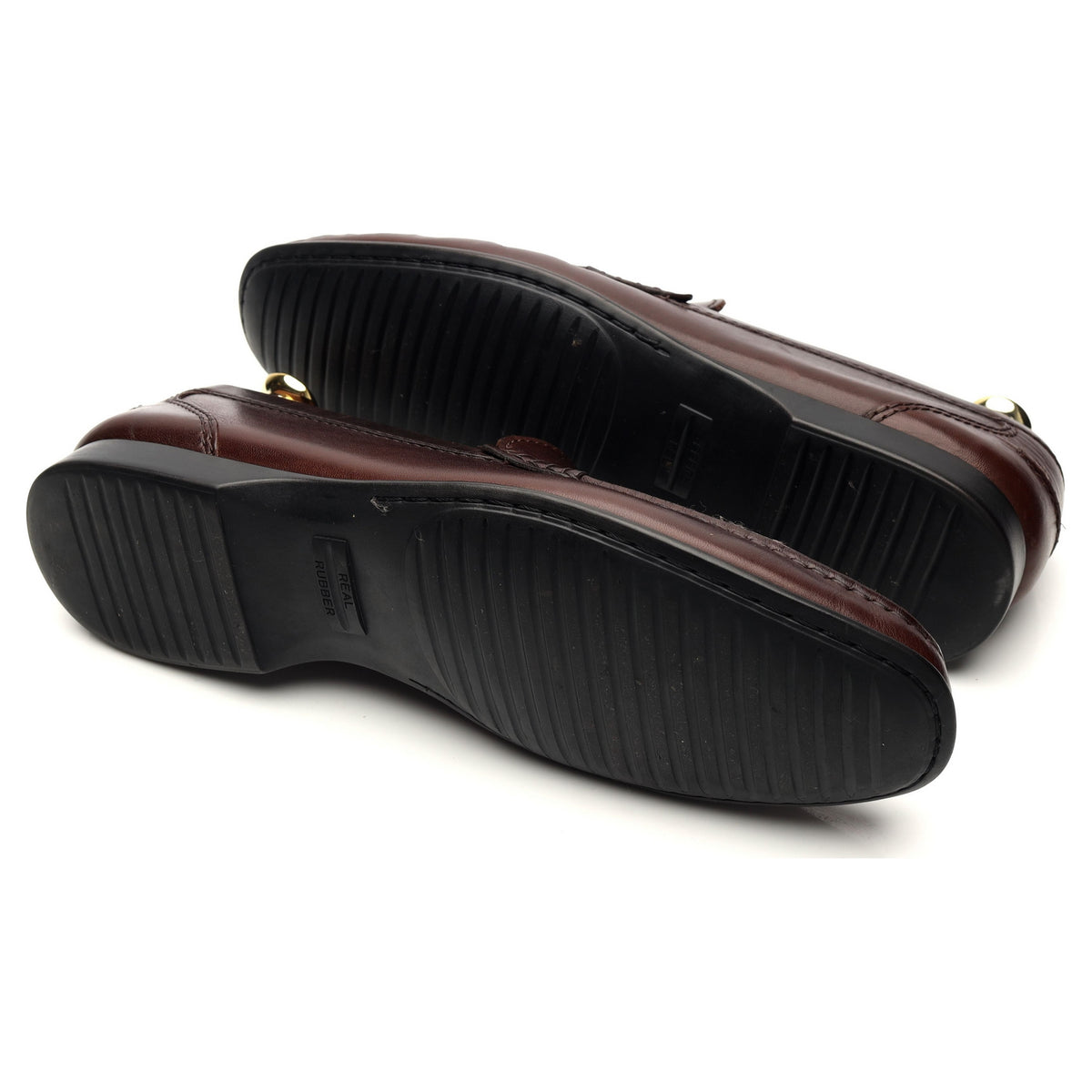 &#39;Genoa&#39; Dark Brown Leather Driving Loafers UK 6 E