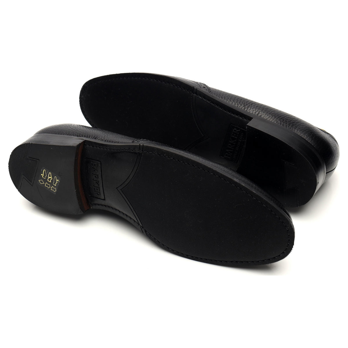 &#39;Clive&#39; Black Leather Tassel Loafer UK 7.5 F