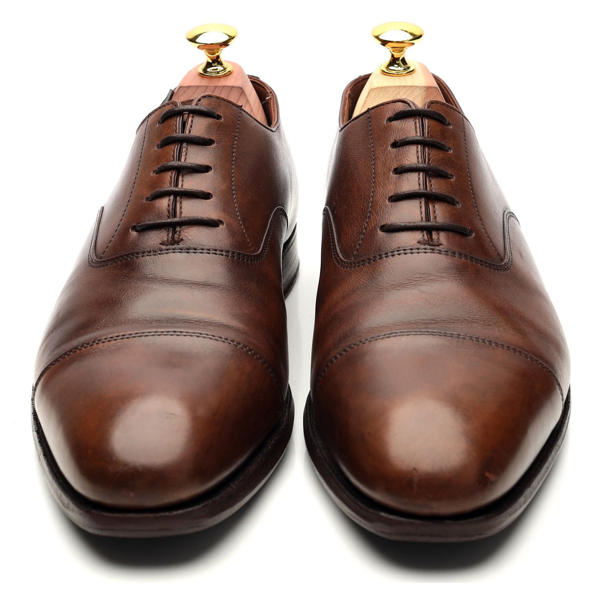 &#39;Audley&#39; Brown Leather Oxford UK 7.5 E