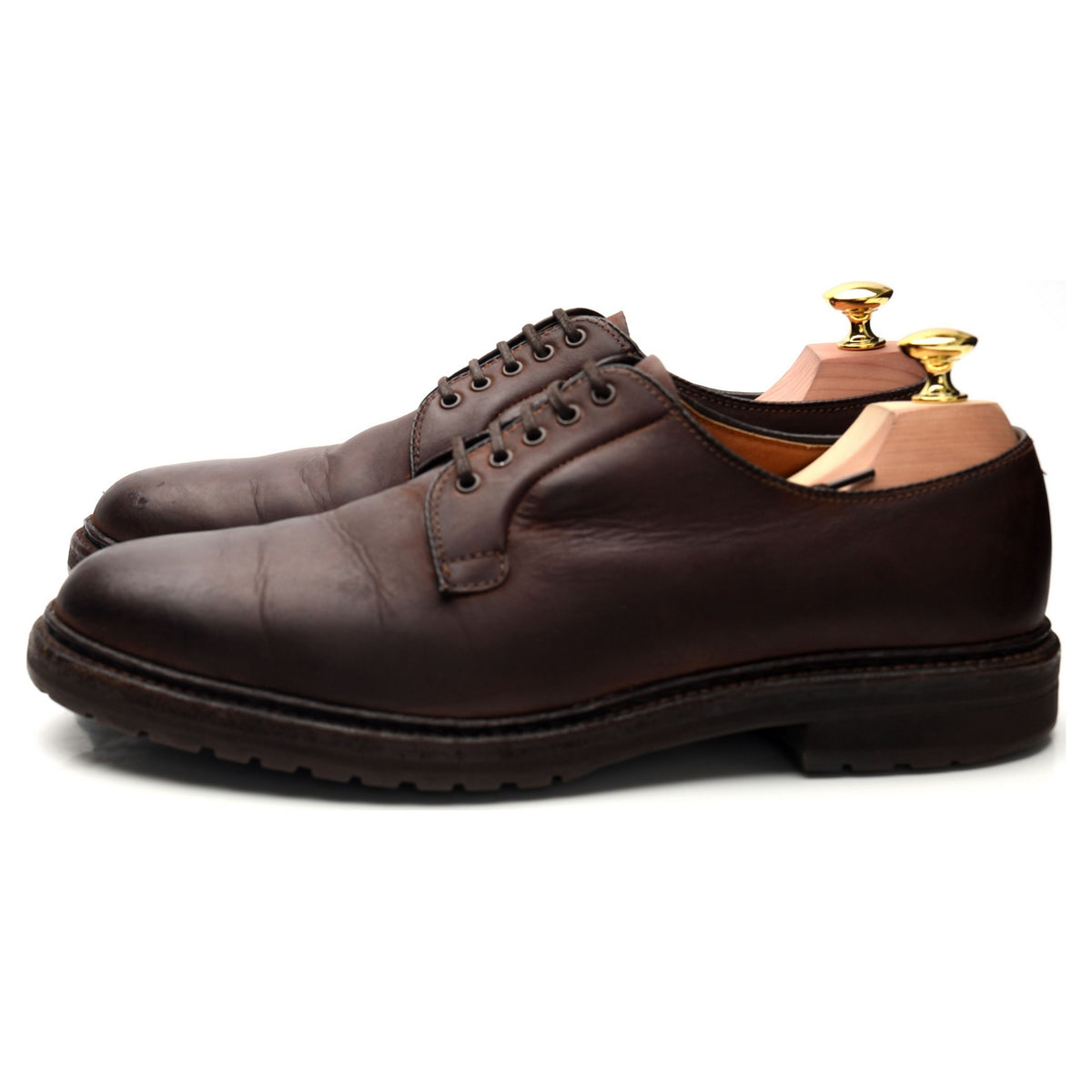 &#39;9431S&#39; Dark Brown Nubuck Leather Derby UK 7.5 US 8.5 E