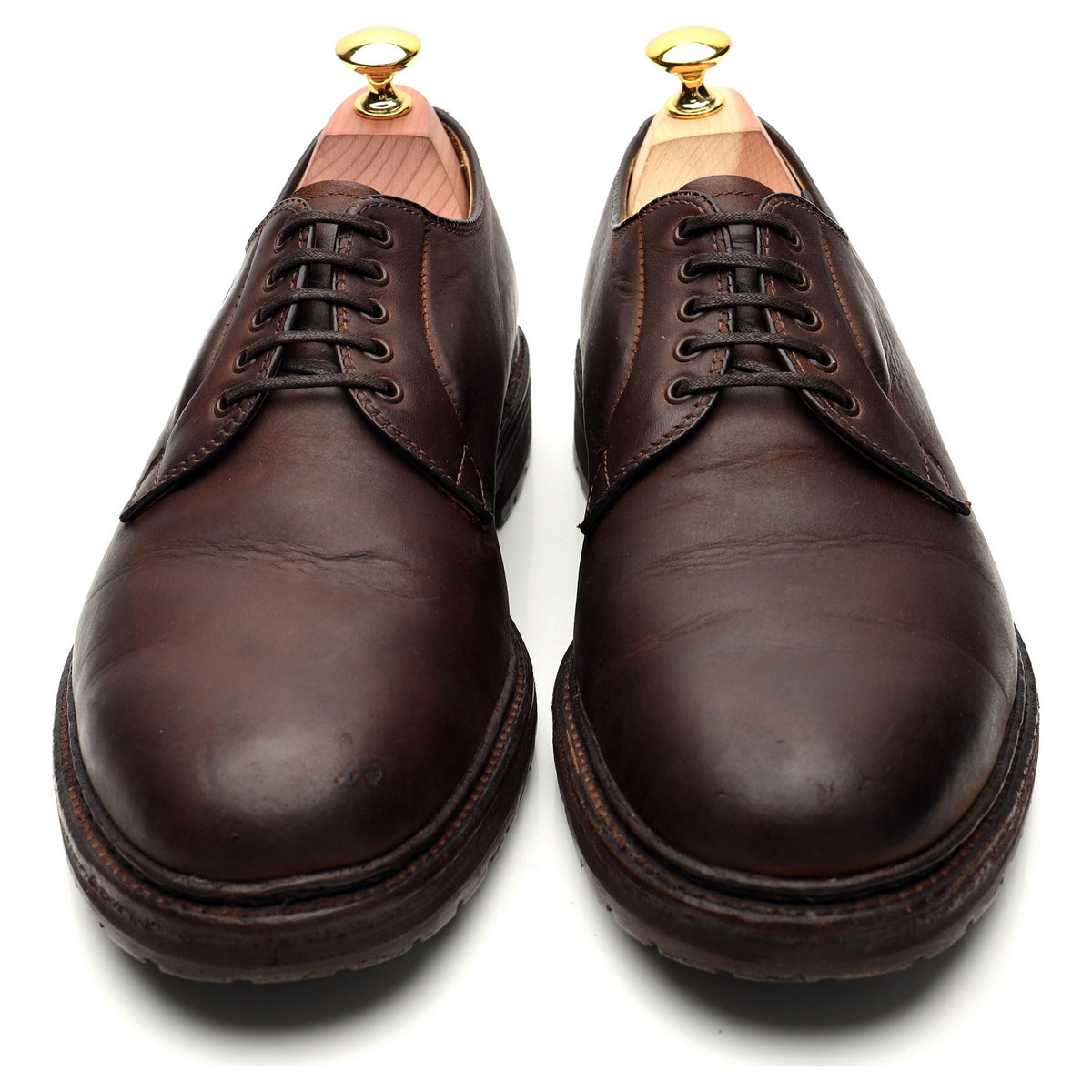 &#39;9431S&#39; Dark Brown Nubuck Leather Derby UK 7.5 US 8.5 E