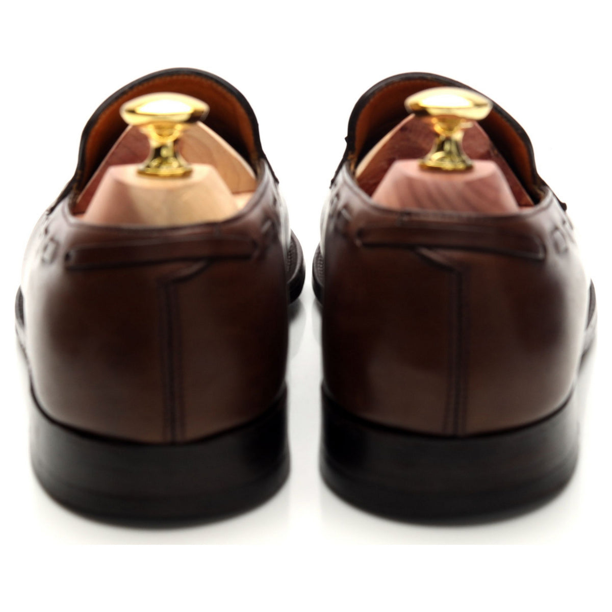 &#39;Jihel&#39; Brown Leather Tassel Loafer UK 7.5 E