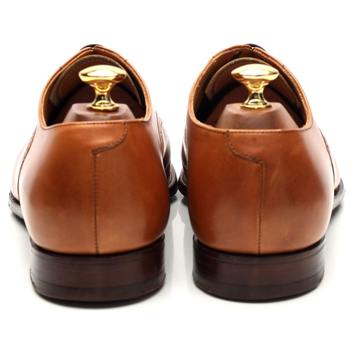 &#39;Malton&#39; Tan Brown Leather Oxford UK 9.5 E