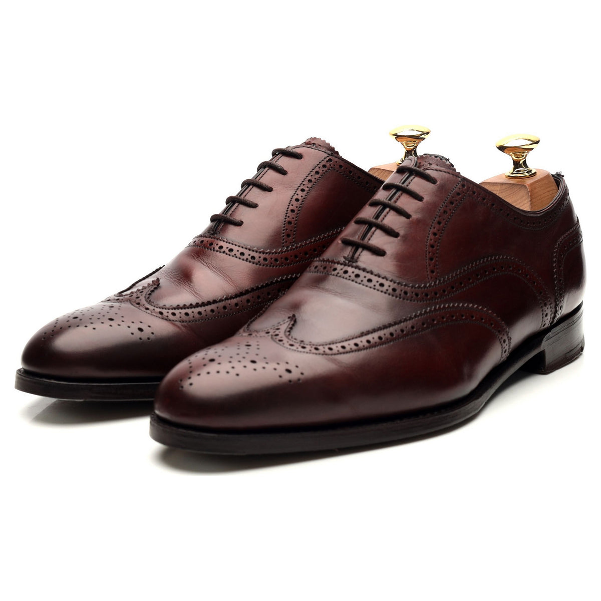 Imperial &#39;Ashburton&#39; Burgundy Leather Oxford Brogues UK 6.5 G