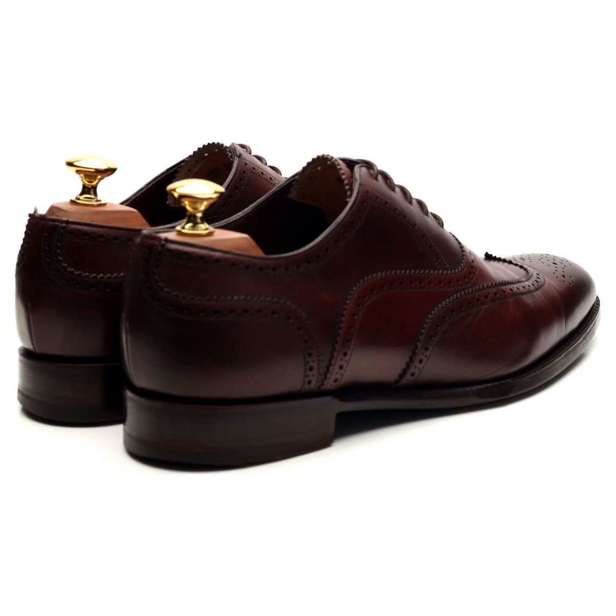 Imperial &#39;Ashburton&#39; Burgundy Leather Oxford Brogues UK 6.5 G