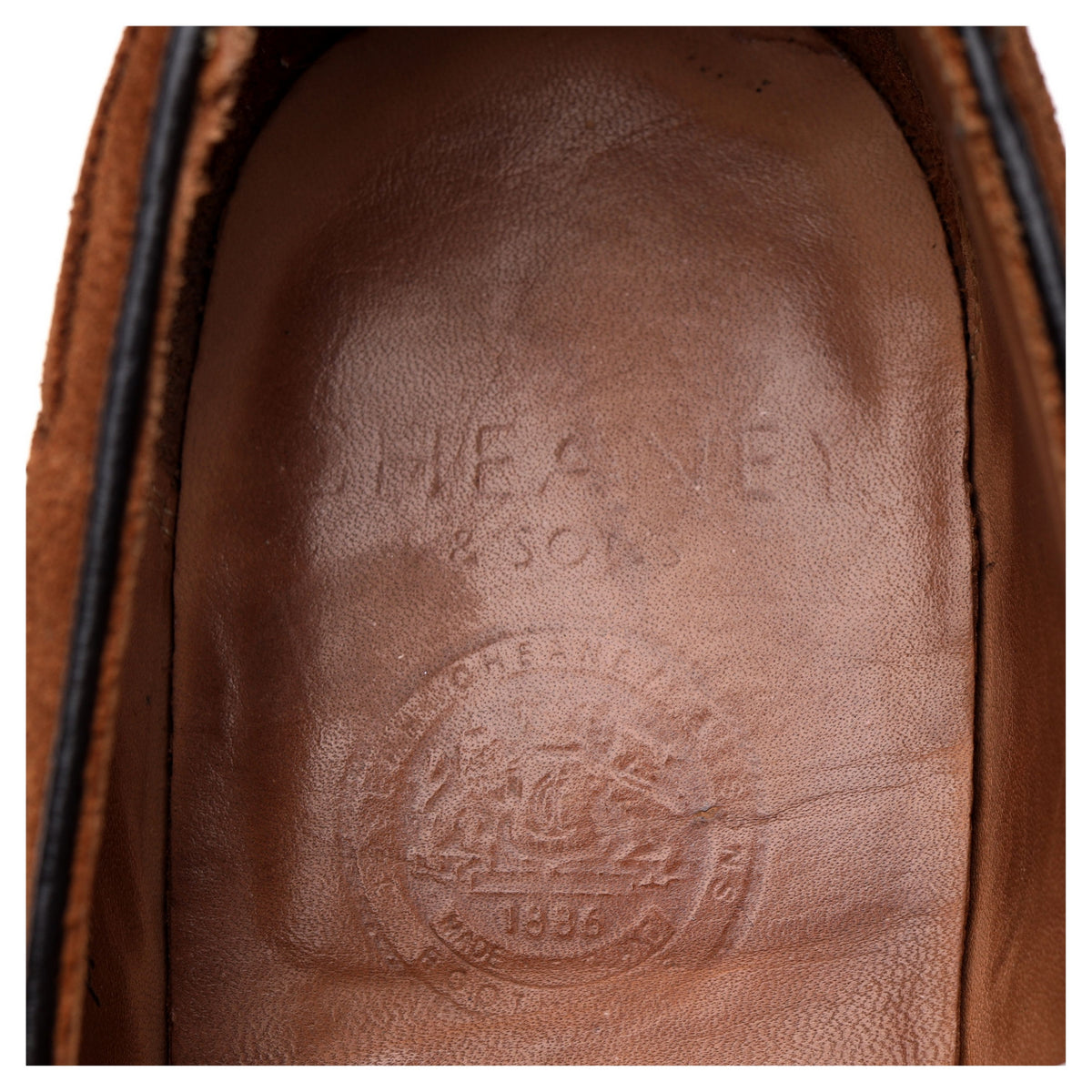 &#39;Harry&#39; Brown Suede Tassel Loafers UK 7.5 F