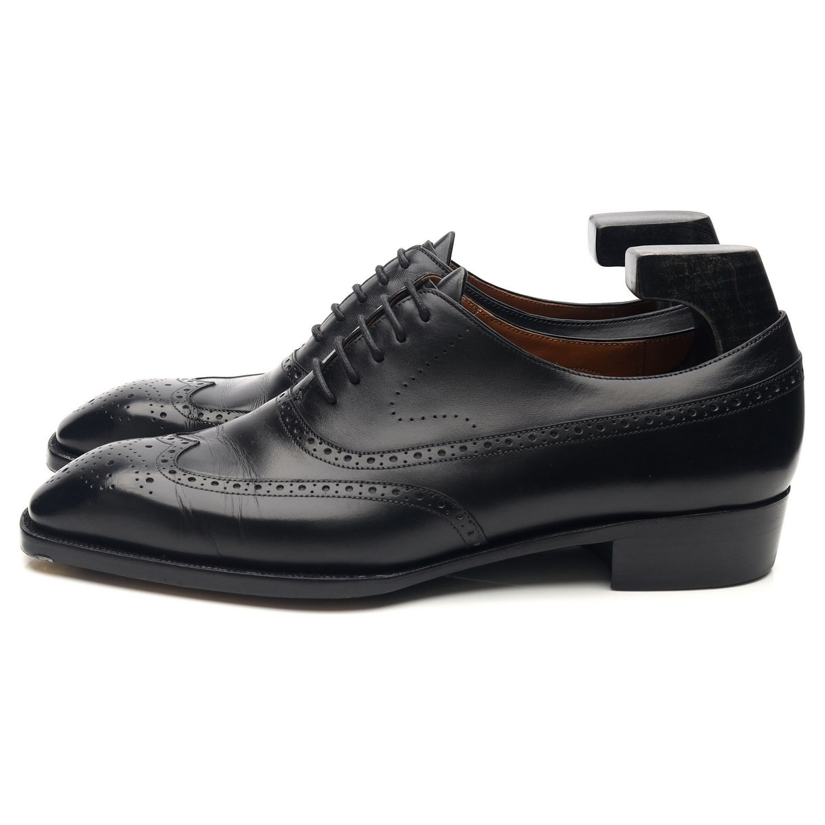 &#39;Duxton&#39; Black Leather Oxford Brogues UK 7.5 E