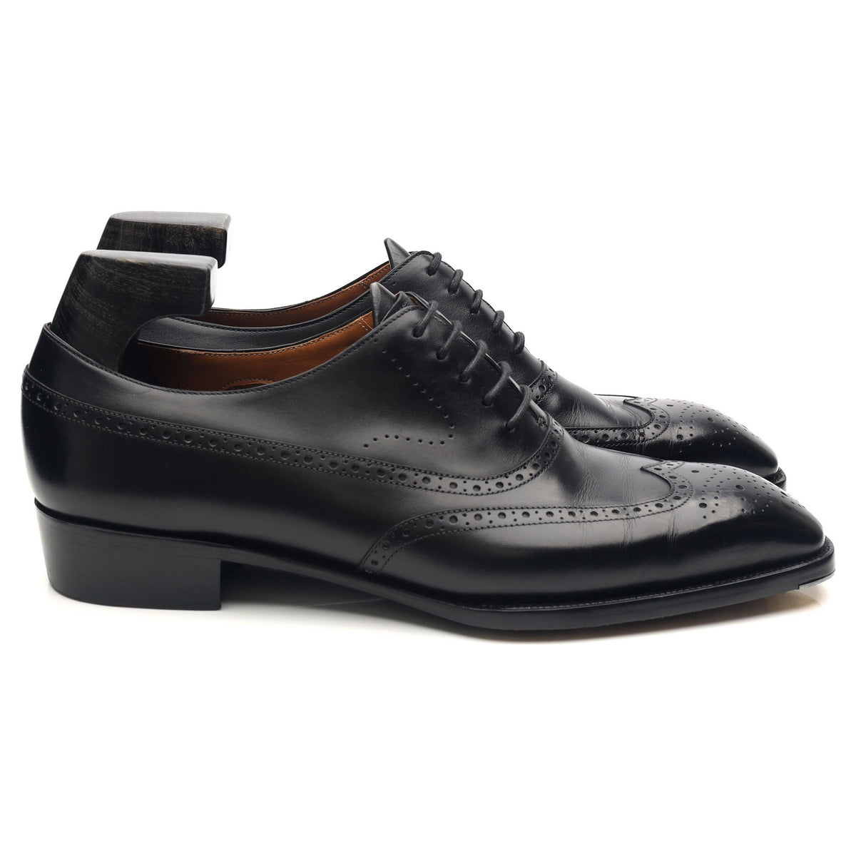 &#39;Duxton&#39; Black Leather Oxford Brogues UK 7.5 E