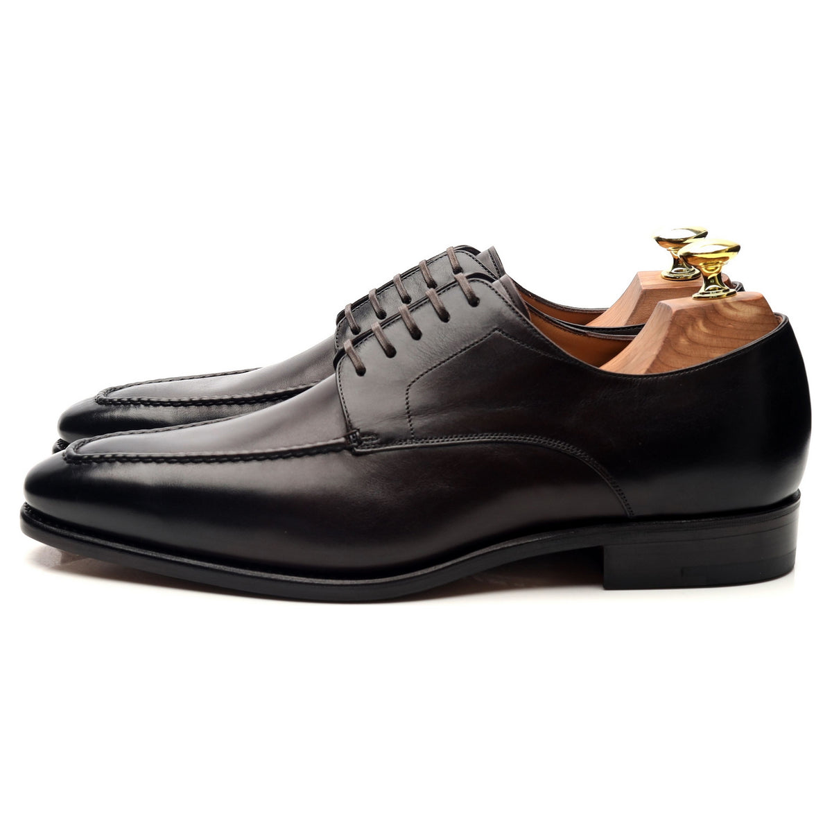 &#39;Gaeta&#39; Dark Brown Leather Derby UK 7.5 US 8.5 D