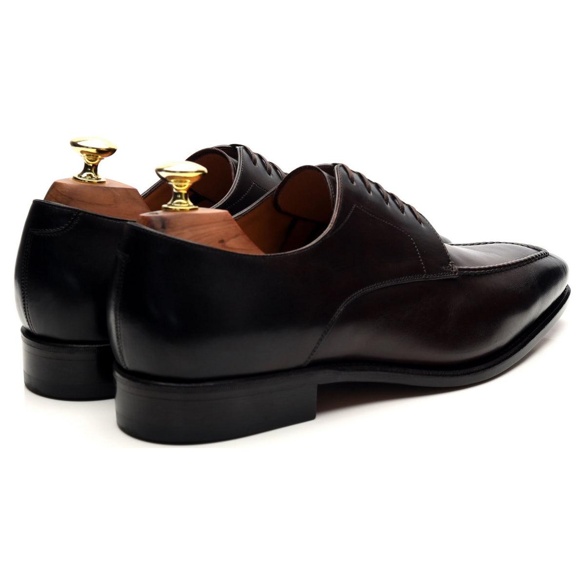 &#39;Gaeta&#39; Dark Brown Leather Derby UK 7.5 US 8.5 D