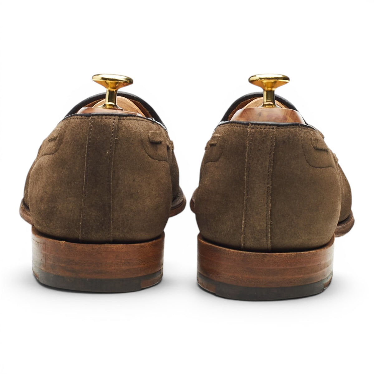 'Fosbury' Light Brown Suede Tassel Loafers UK 8.5 F