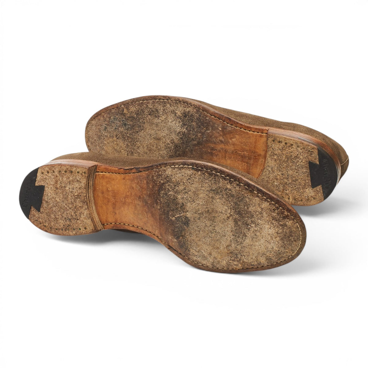 'Fosbury' Light Brown Suede Tassel Loafers UK 8.5 F