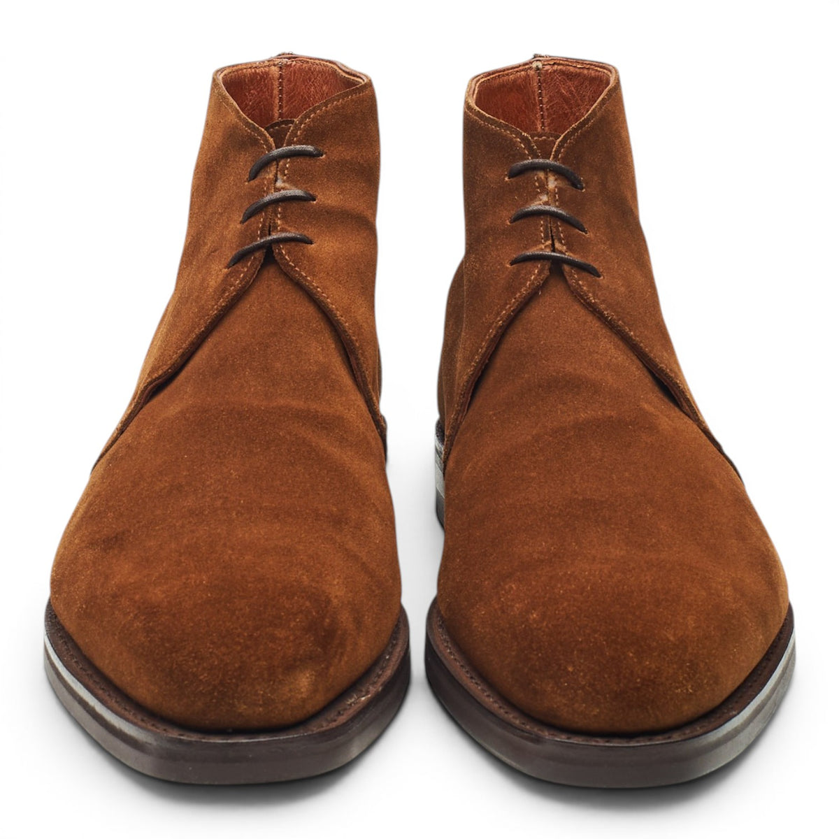 'Nathan' Snuff Brown Suede Chukka Boots UK 9 E