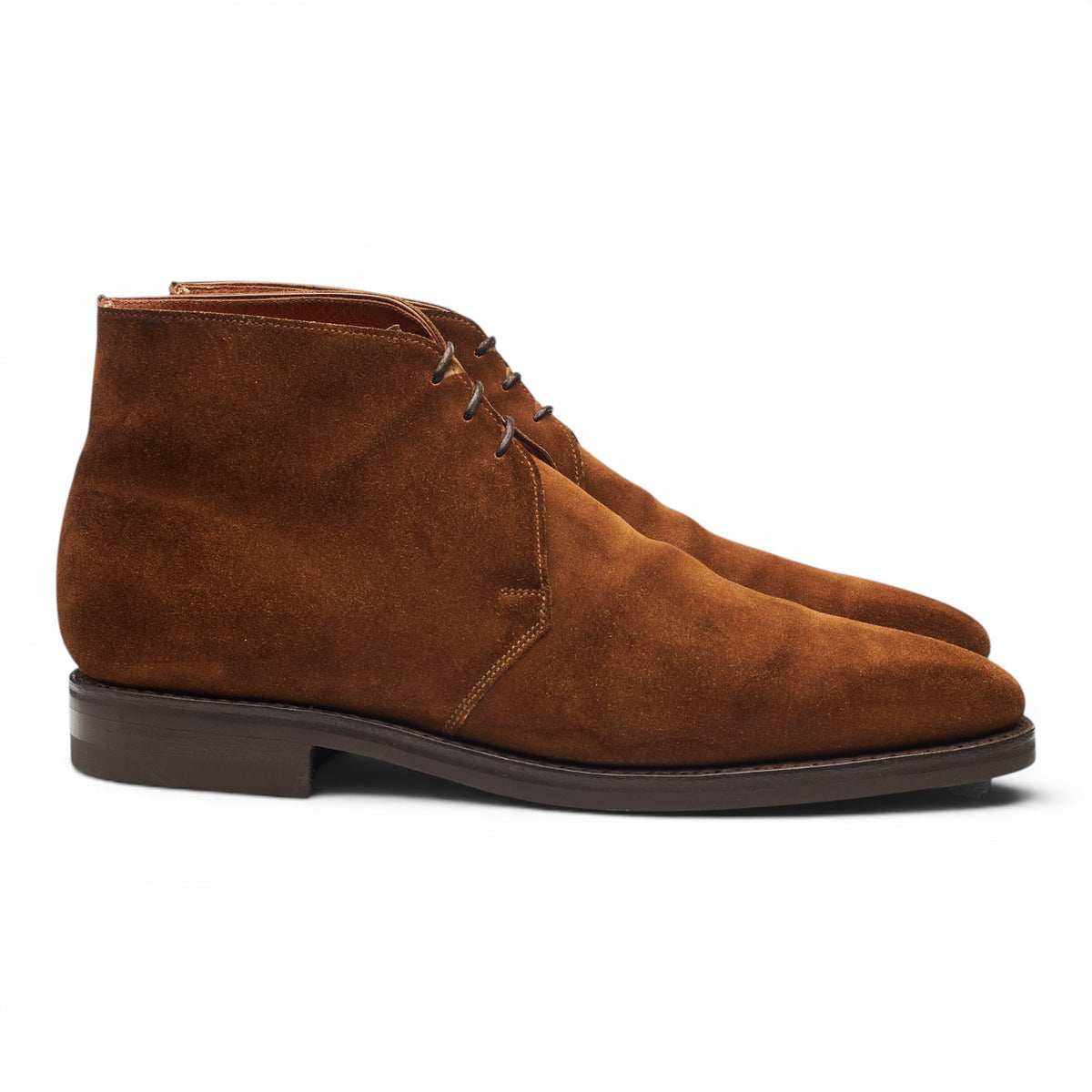 'Nathan' Snuff Brown Suede Chukka Boots UK 9 E