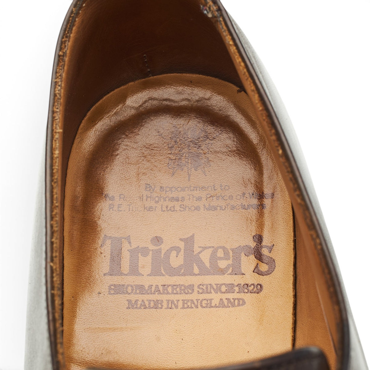 'Mayfair' Dark Brown Leather Monk Strap UK 7.5