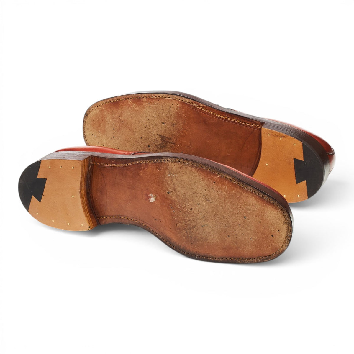 Tan Brown Leather Derby UK 7.5 E