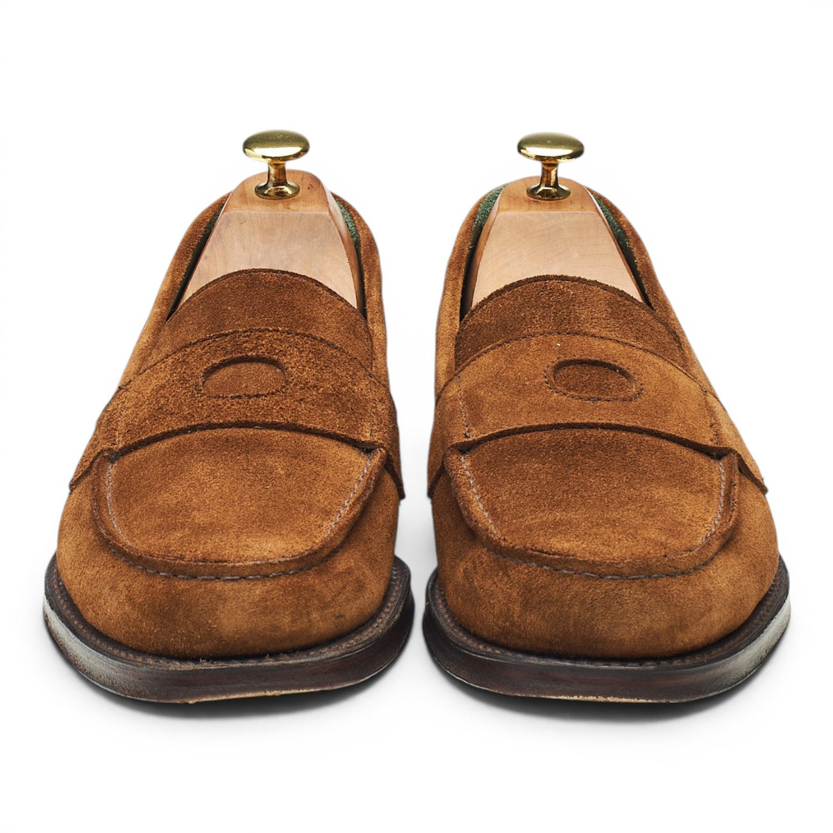 Cheaney 'Charles' Snuff Brown Suede Loafers UK 8.5 F