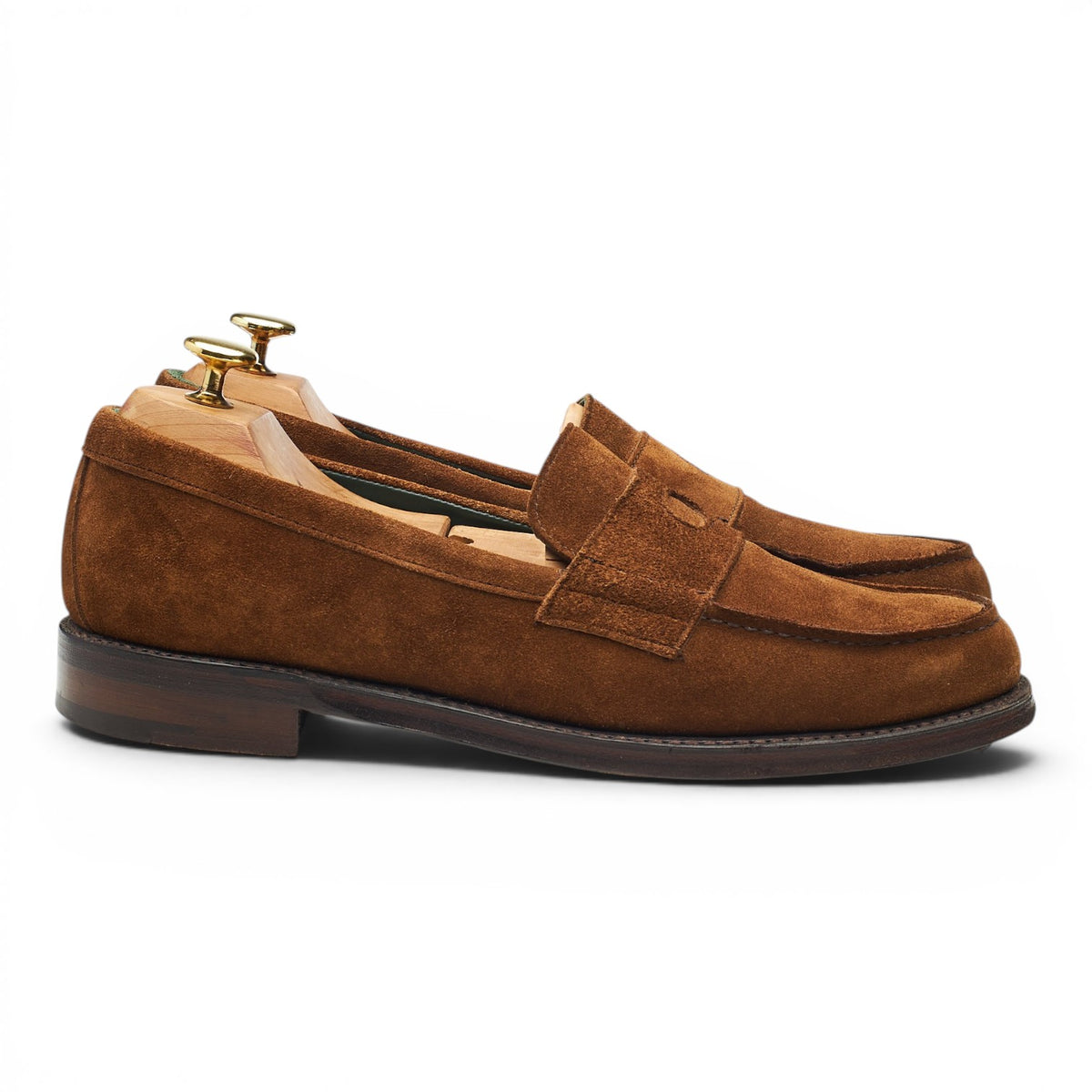 Cheaney 'Charles' Snuff Brown Suede Loafers UK 8.5 F