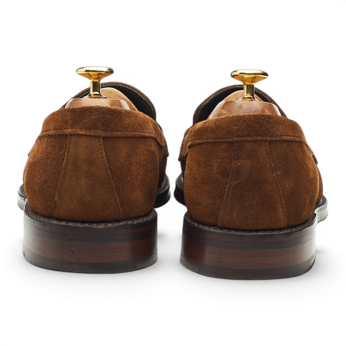 Cheaney 'Charles' Snuff Brown Suede Loafers UK 8.5 F