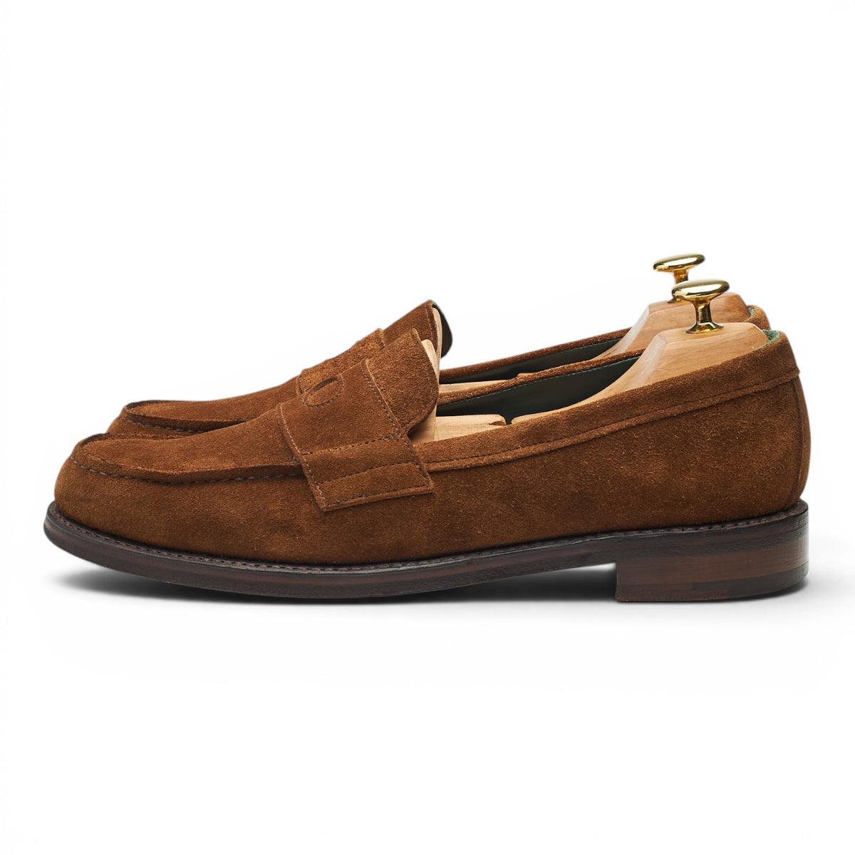 Cheaney 'Charles' Snuff Brown Suede Loafers UK 8.5 F