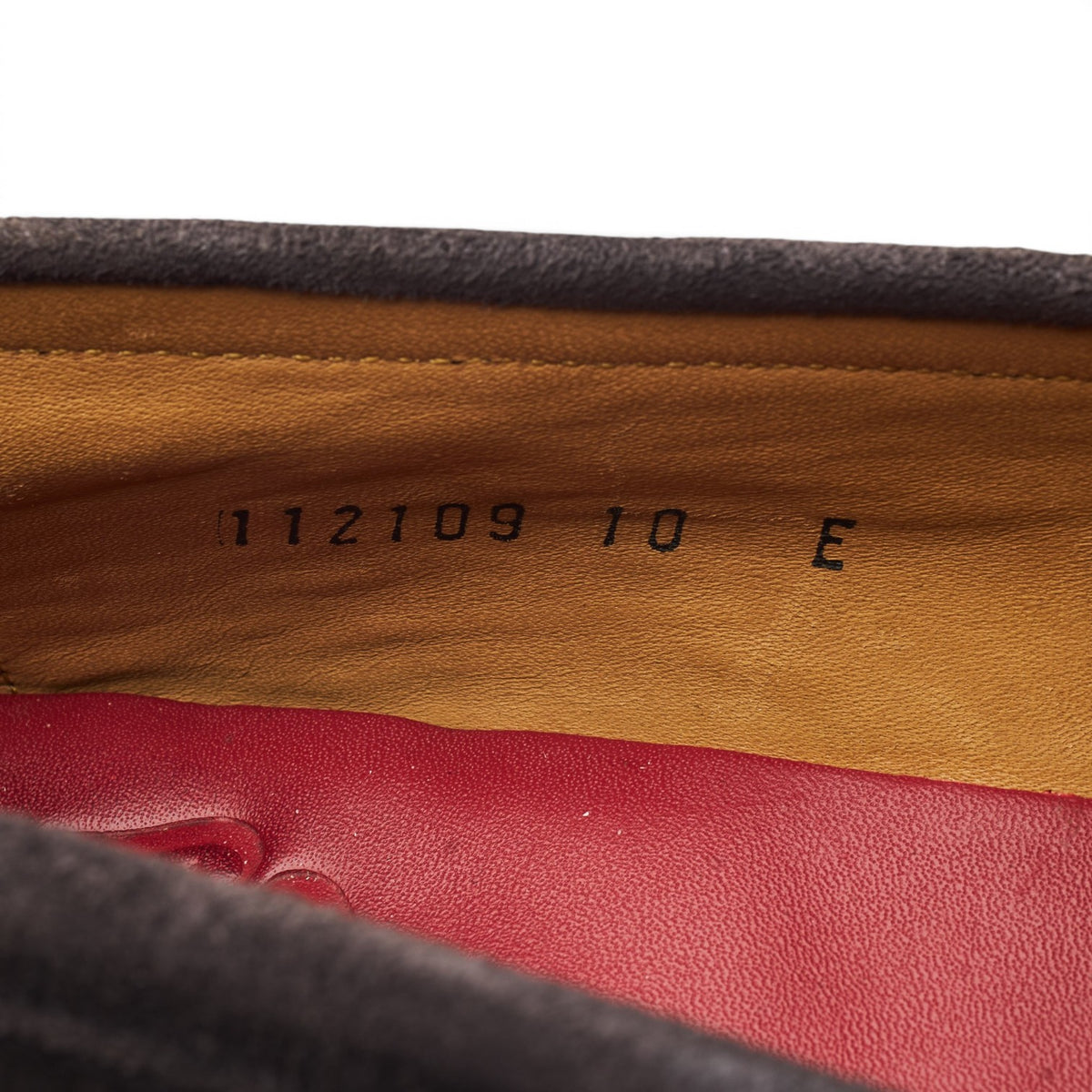 'Maxwell' Taupe Brown Suede Loafers UK 10 E