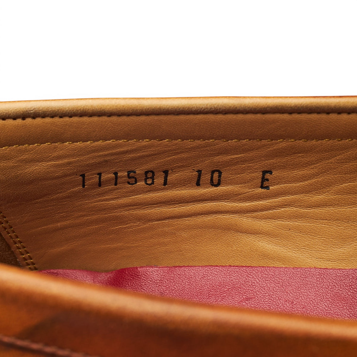 'Maxwell' Tan Brown Leather Loafers UK 10 E