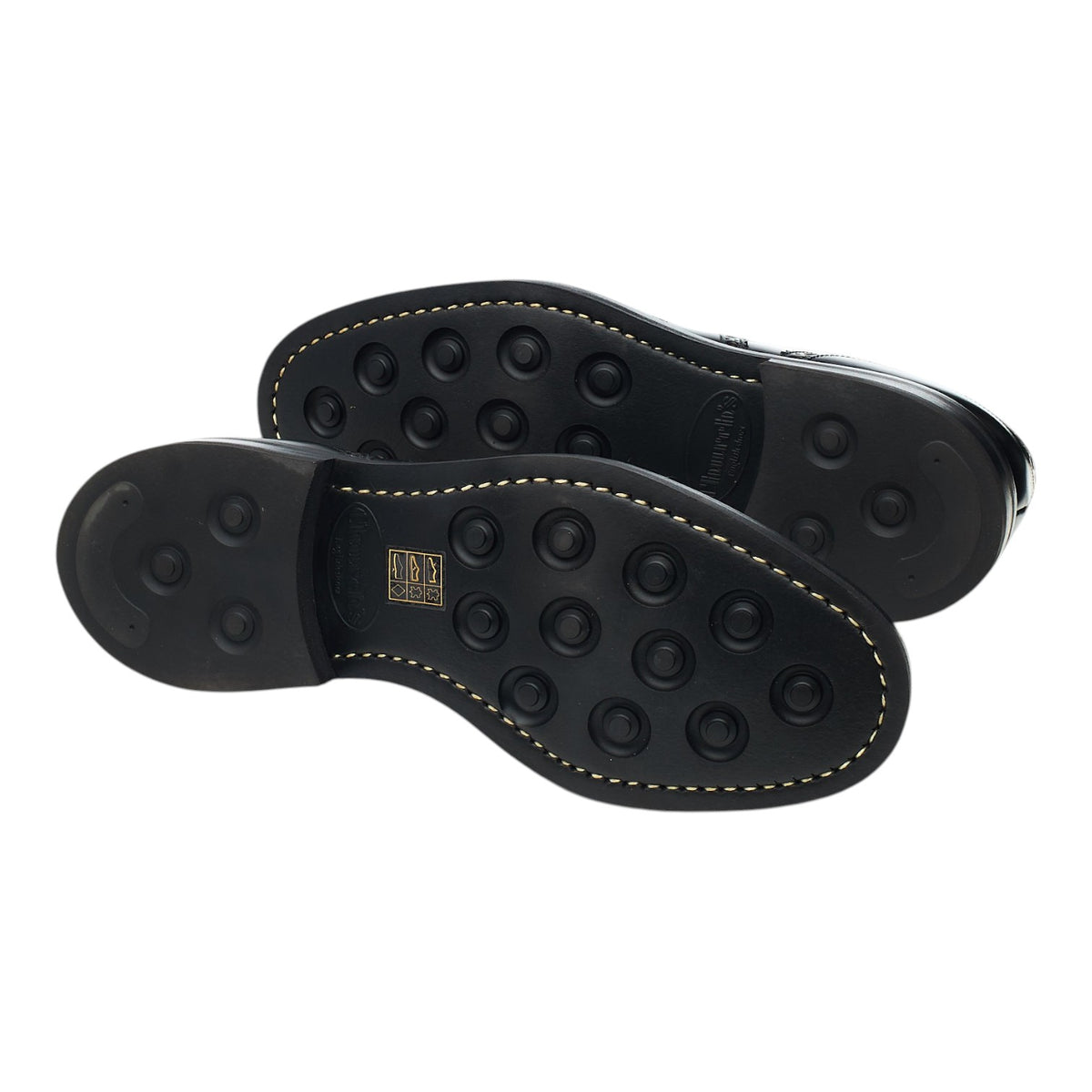 'Burwood' Black Leather Oxford Brogues UK 9 G
