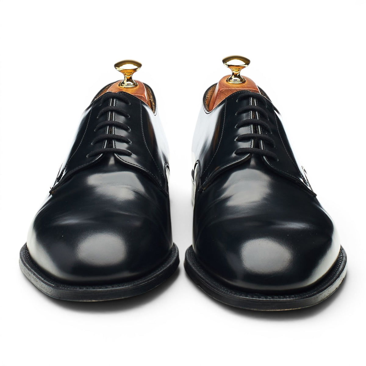 'Clyde' Black Leather Derby UK 10.5 G