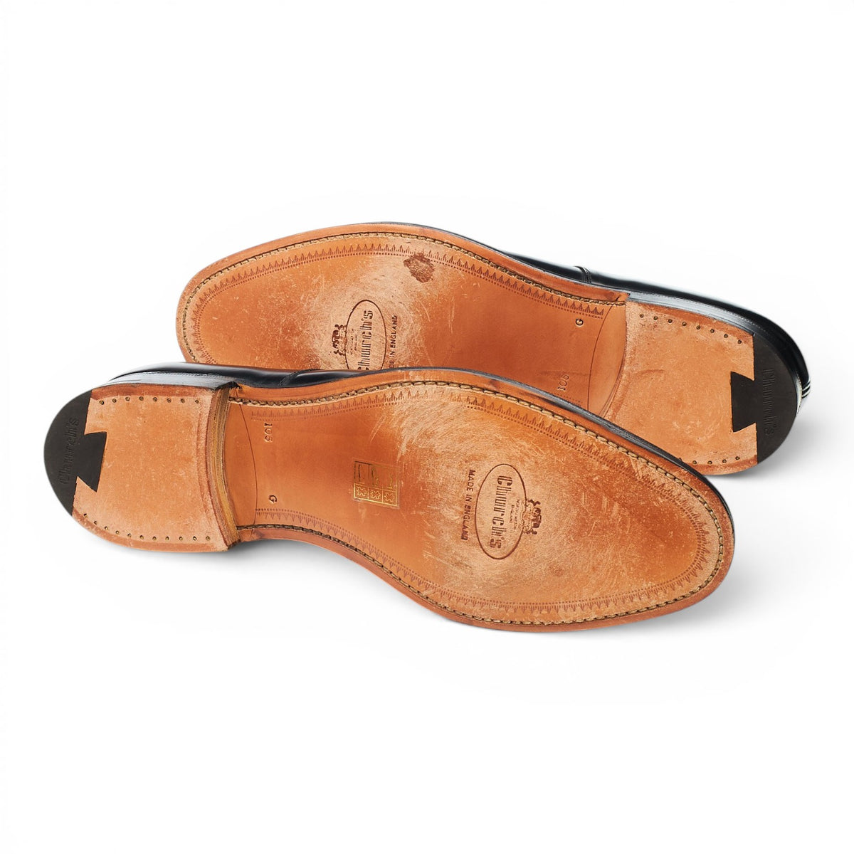 'Clyde' Black Leather Derby UK 10.5 G