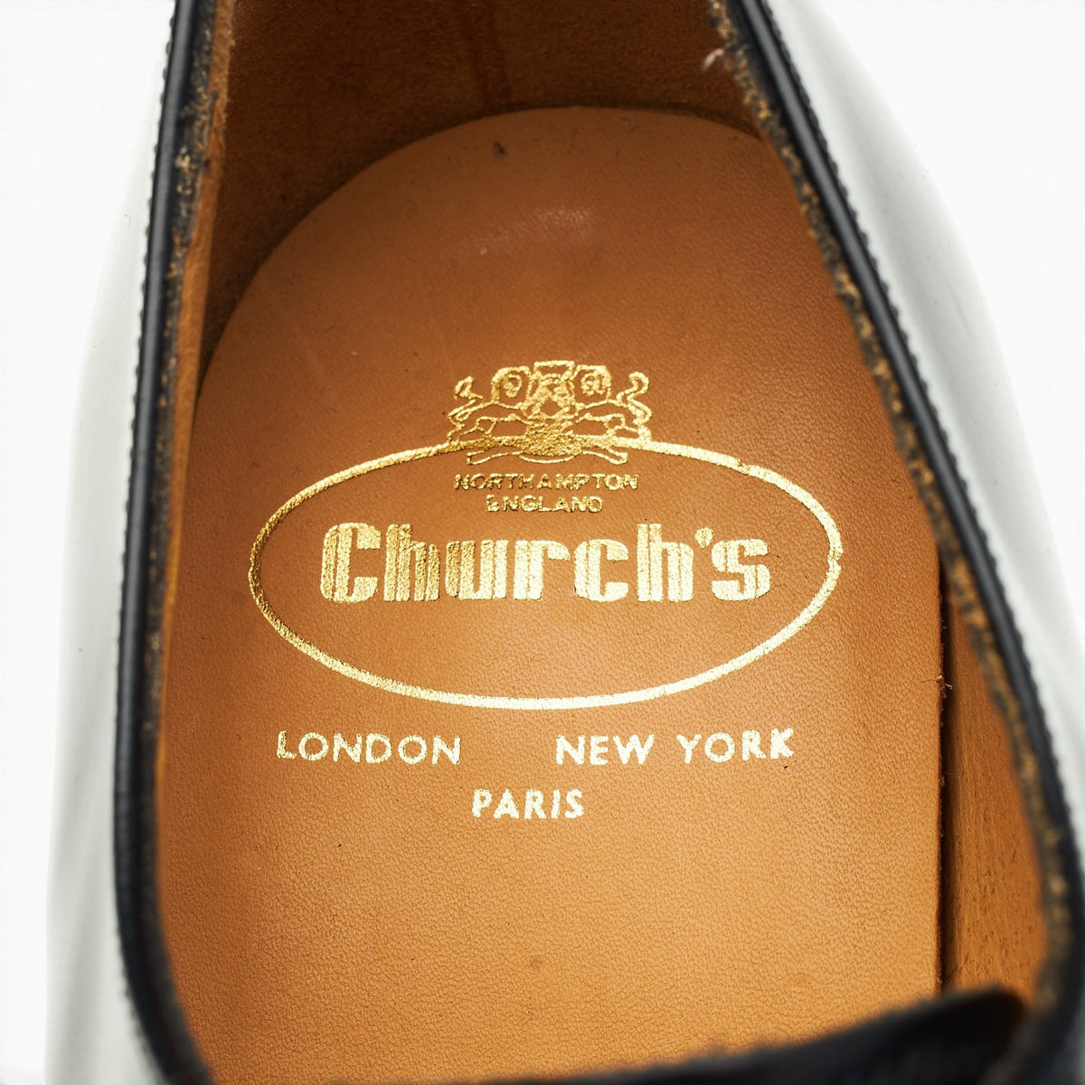 'Clyde' Black Leather Derby UK 10.5 G
