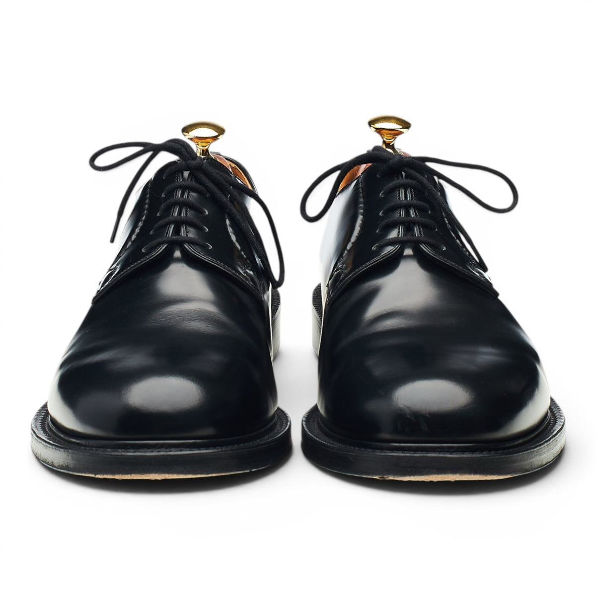 'Shannon' Black Leather Derby UK 9 G
