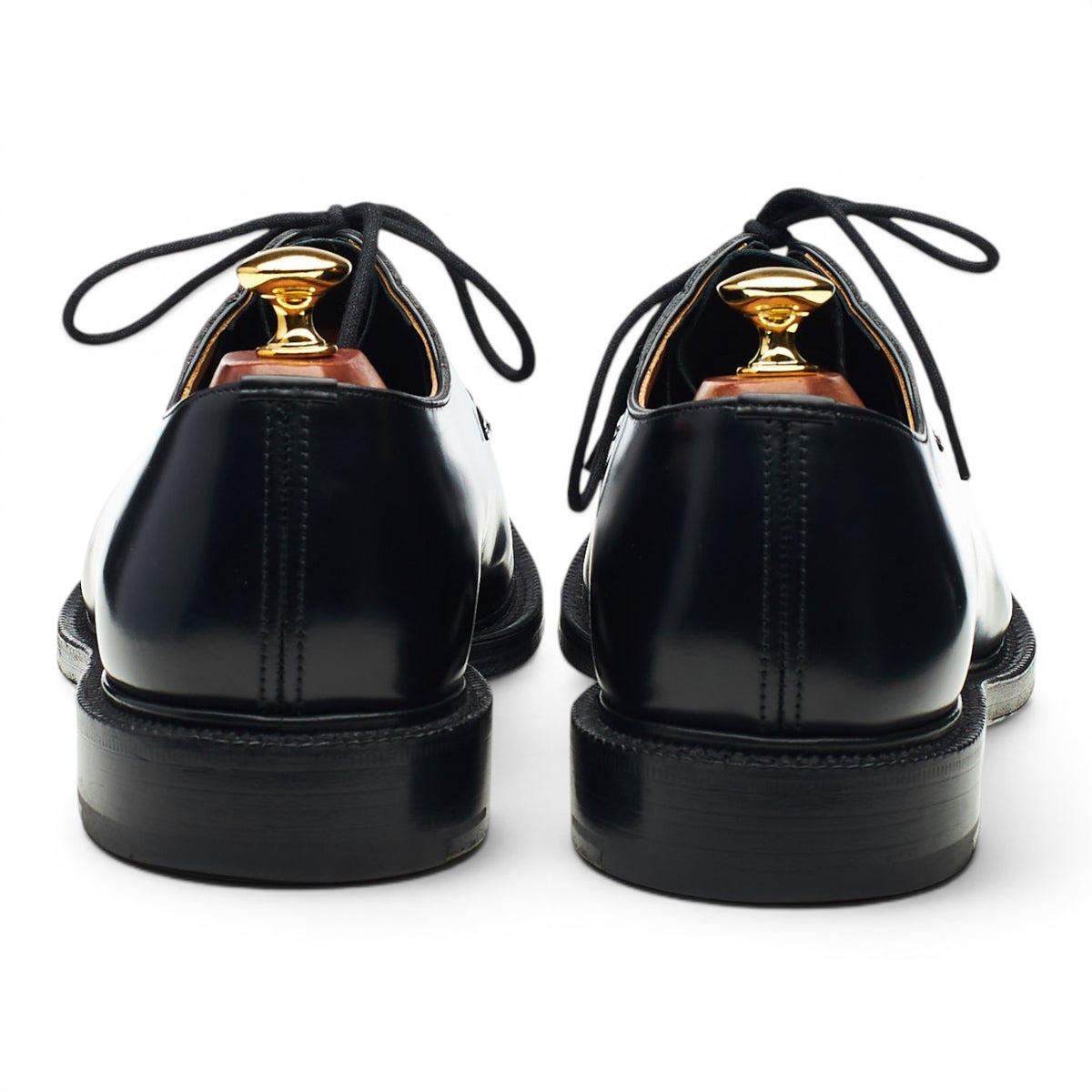 'Shannon' Black Leather Derby UK 9 G