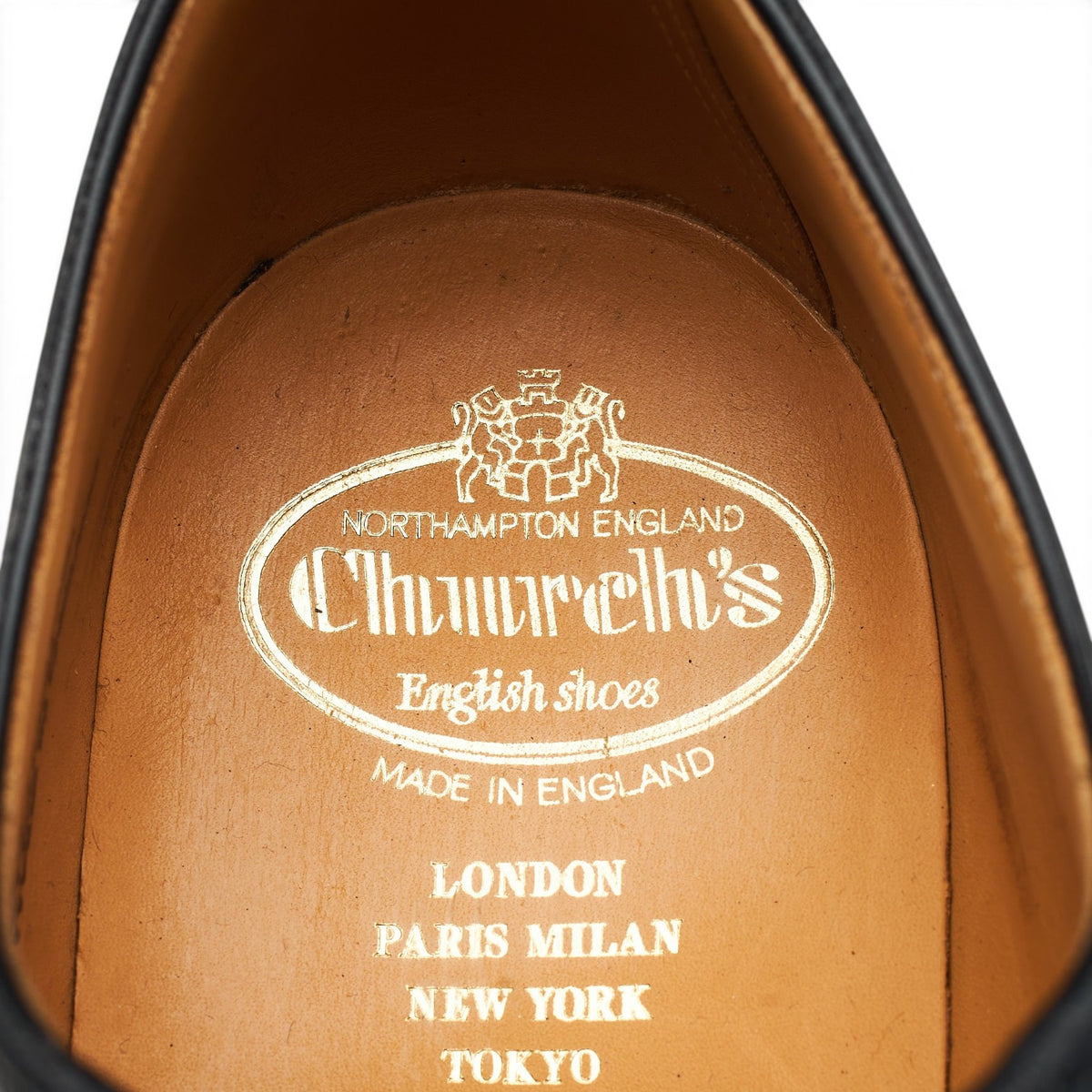 'Shannon' Black Leather Derby UK 9 G