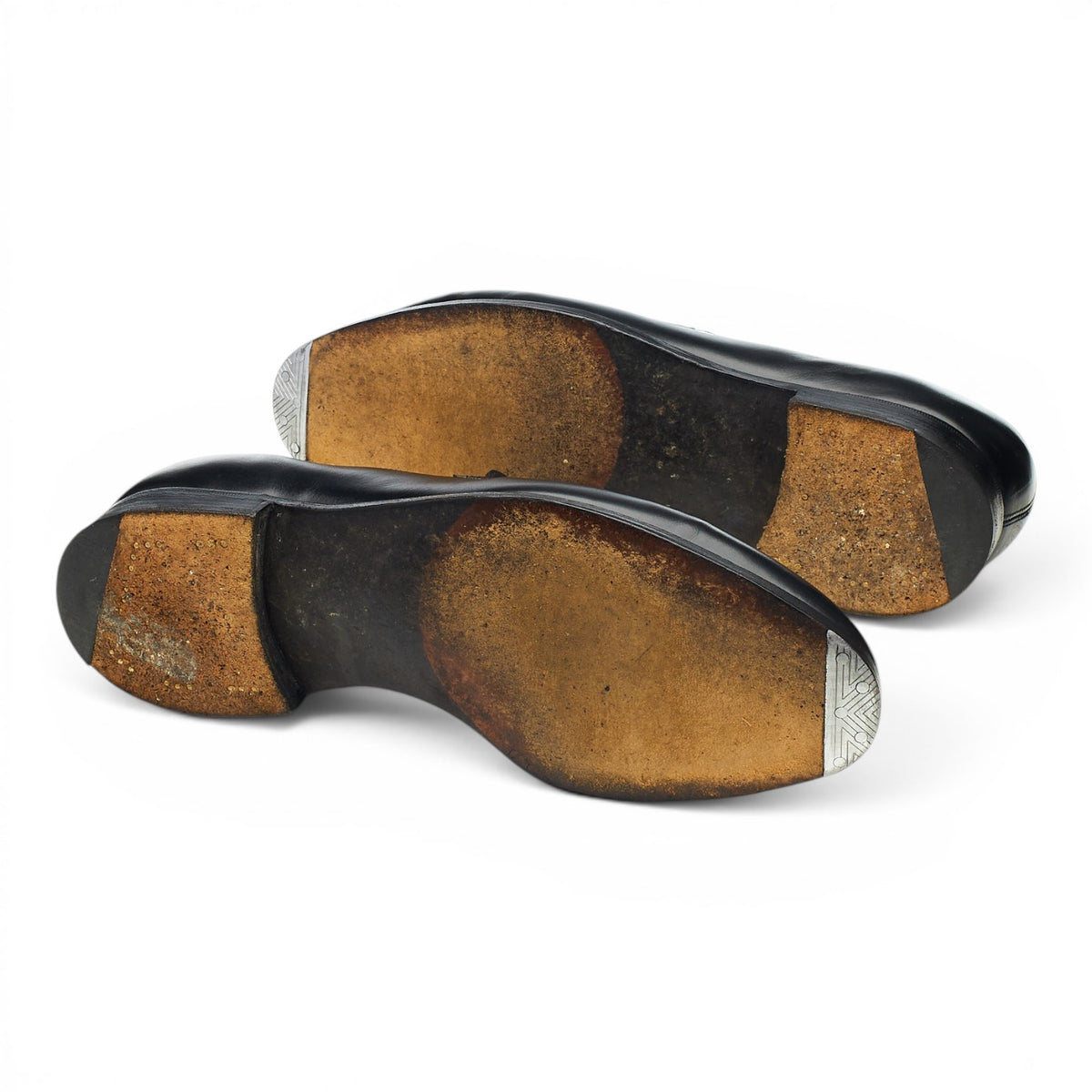 'Piccadilly' Black Leather Loafers UK 8 F
