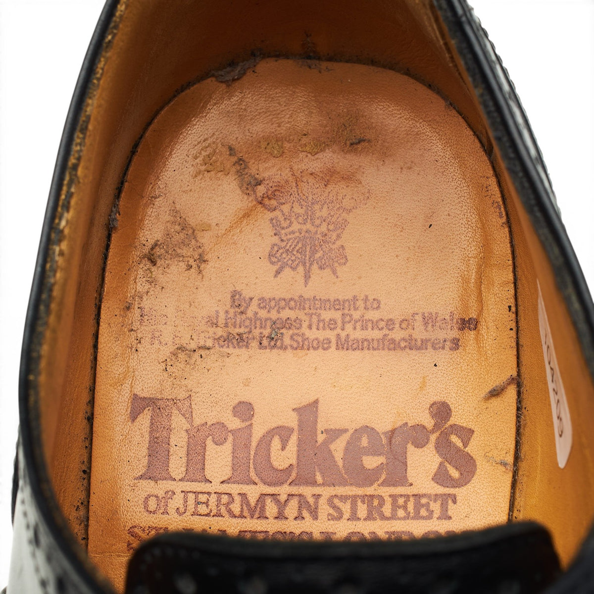 'Kensington' Black Leather Oxford Brogue UK 7