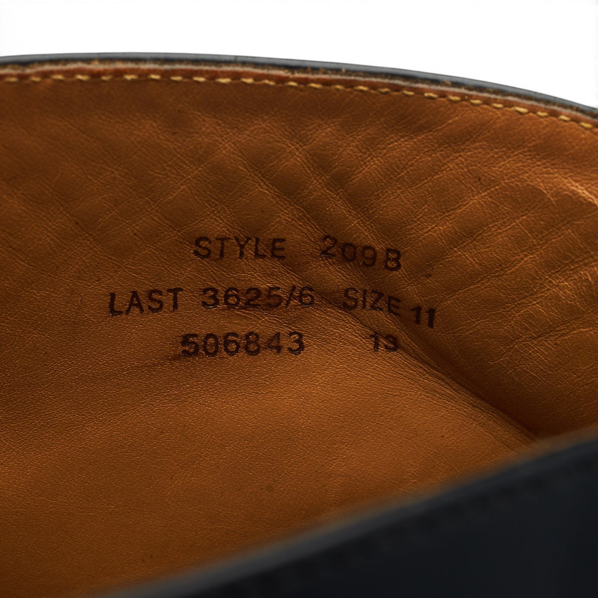 L1 '209' Black Leather Chukka Boots UK 11 G
