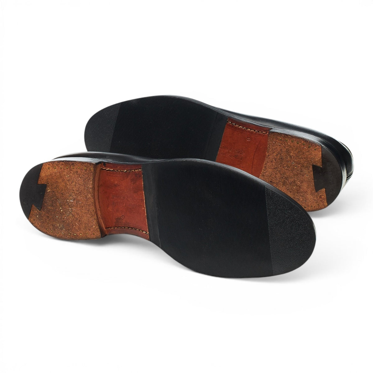 'Wesley' Black Leather Loafers UK 9.5 G