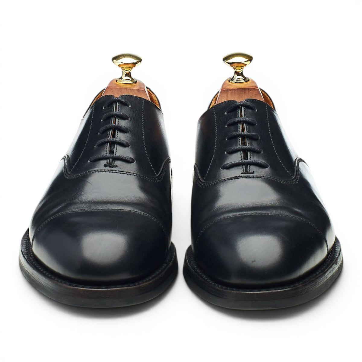 'Stratford' Black Leather Oxford UK 7.5 E