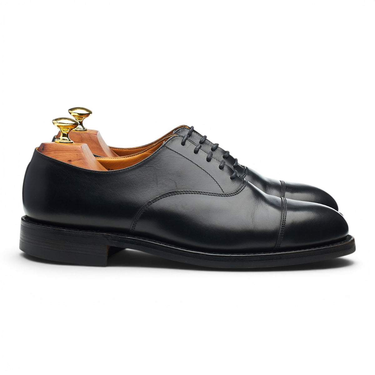 'Stratford' Black Leather Oxford UK 7.5 E