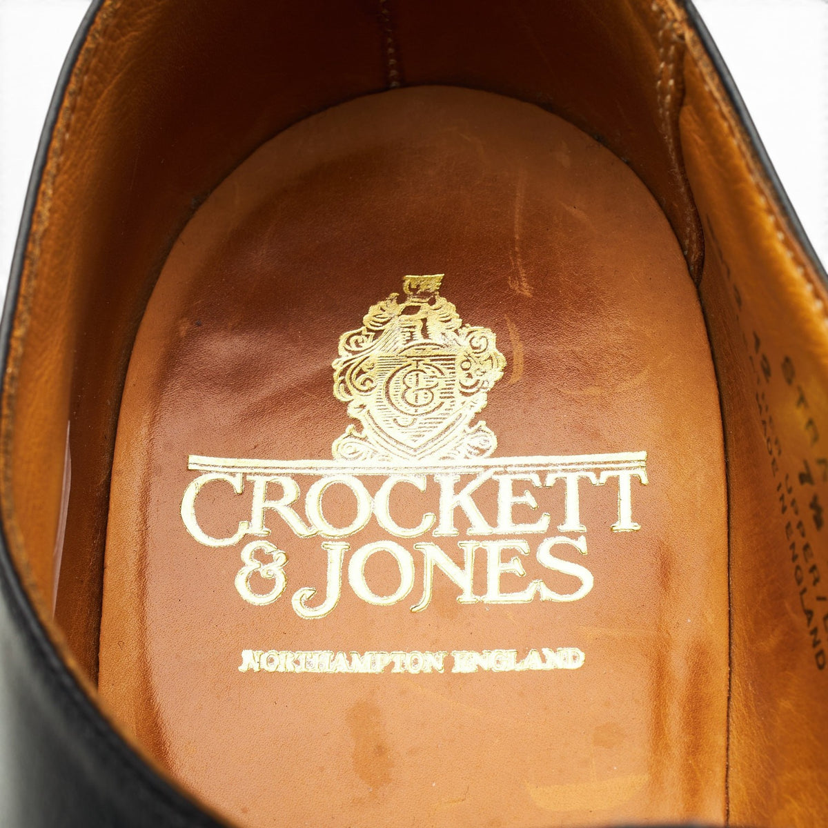 'Stratford' Black Leather Oxford UK 7.5 E