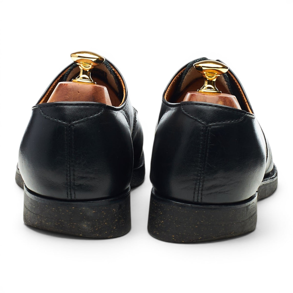 'Lot 6290' Black Leather Apron Derby UK 10.5