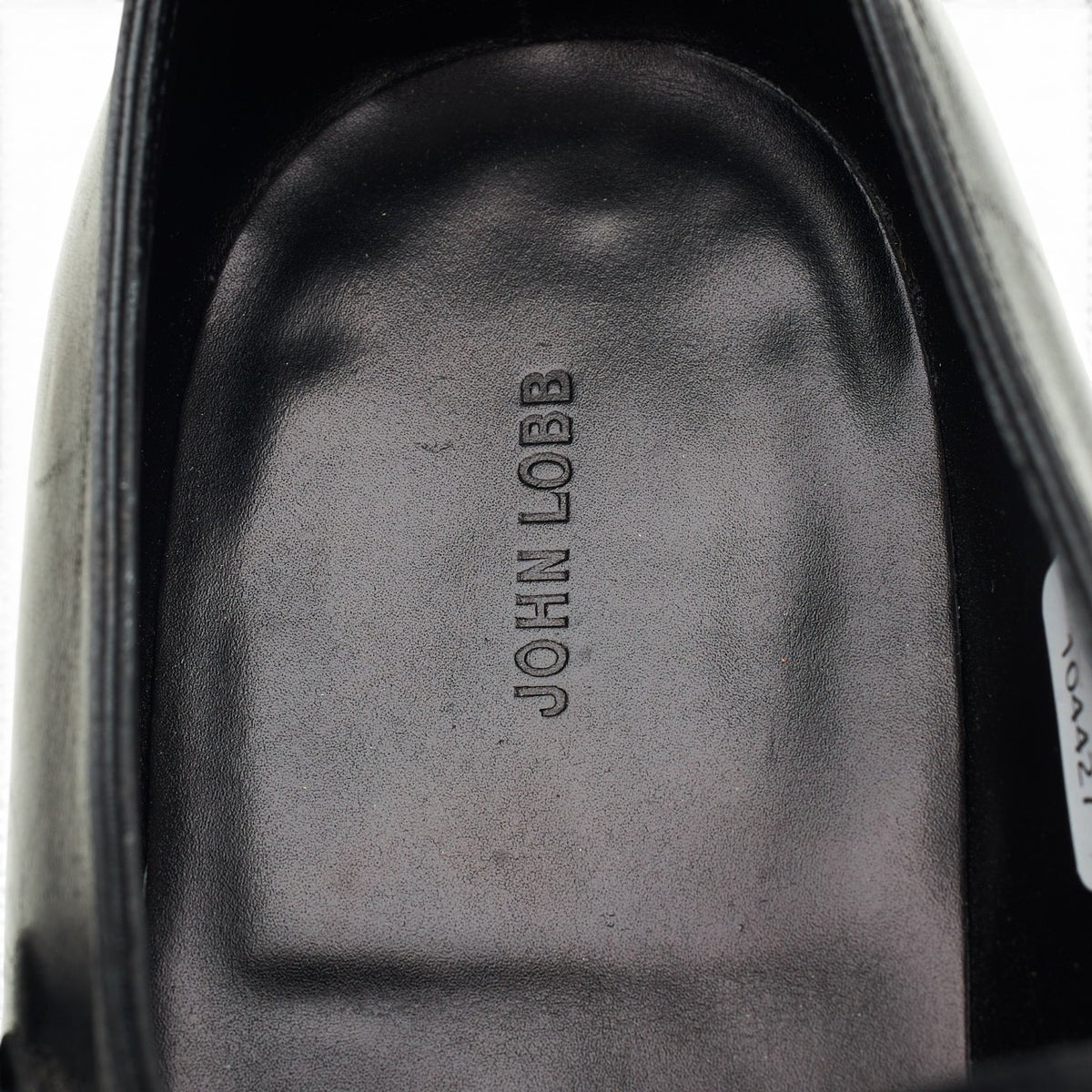 'Ashill' Black Leather Monk Strap UK 11 EE