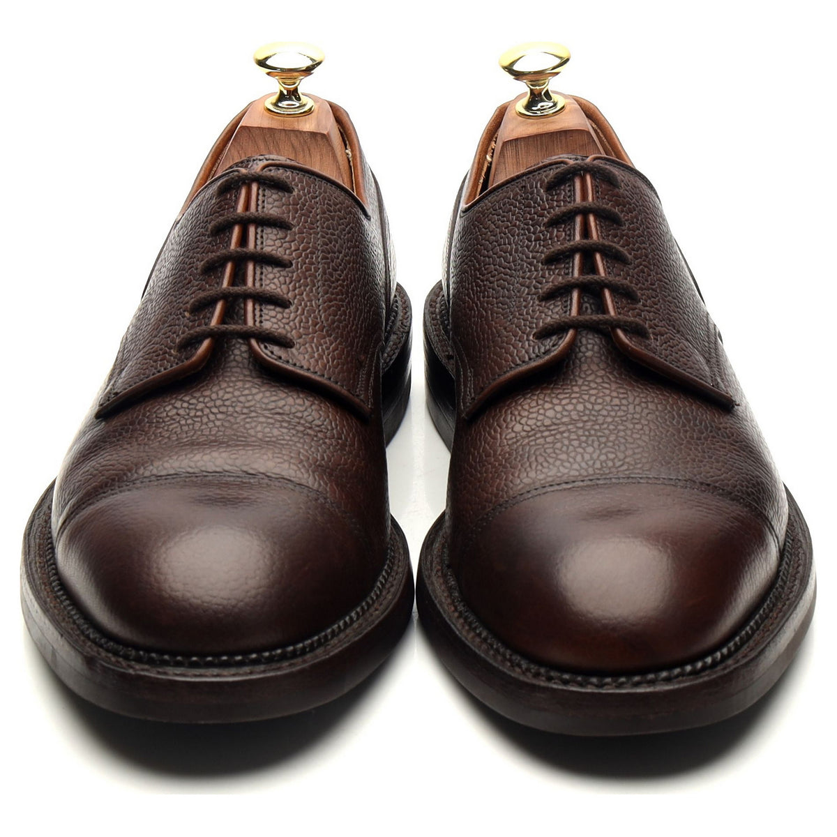 Purdey Dark Brown Leather Derby UK 7.5 E